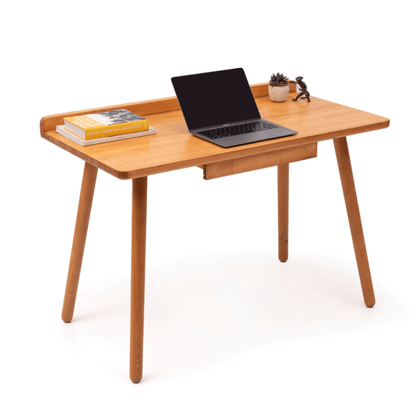 Gozos - Computertisch mit Schubladen Kiefernholz - Cadiz Series